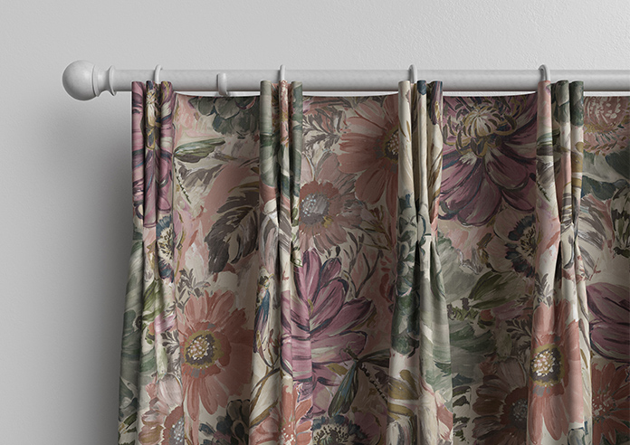 Spring Garden, Khaki - Made to Measure Curtains - Image 11
